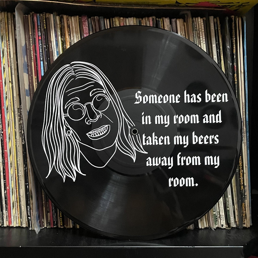 Someone has taken my beer, Ozzy Osbourne, Inspired Black Sabbath, Record Wall Art, Gothic, Music Lover, Gift, Vinyl, Tattoo Style, Retro